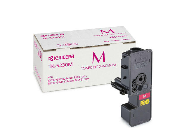 Консумативи Оригинална тонер касета Kyocera TK-5230M, магента