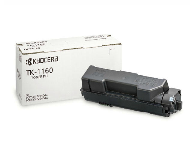 Консумативи Оригинална тонер касета Kyocera TK-1160, черна