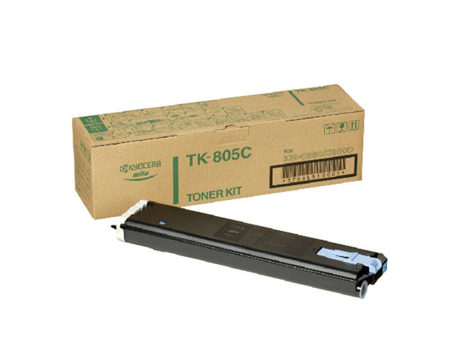 Консумативи Оригинална тонер касета Kyocera TK-805C, синя