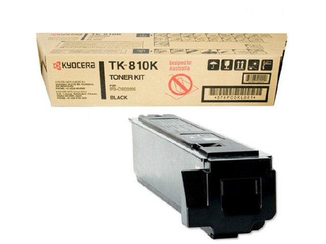 Консумативи Оригинална тонер касета Kyocera TK-810K, черна