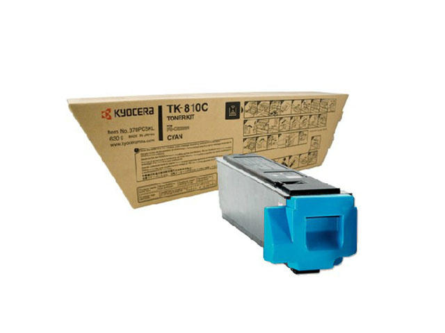 Консумативи Оригинална тонер касета Kyocera TK-810C, синя