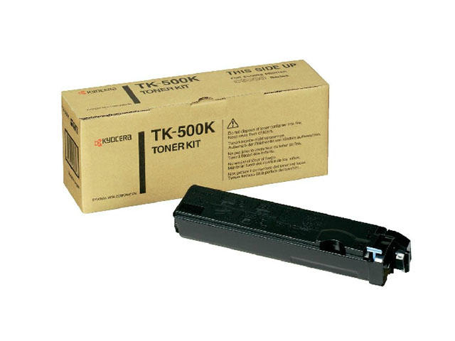 Консумативи Оригинална тонер касета Kyocera TK-500K, черна