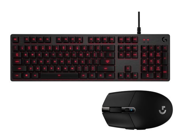 Клавиатури Logitech G413 Keyboard + G305 Lightspeed Mouse