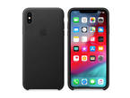 Калъфи Apple iPhone XS Max Leather Case, черен