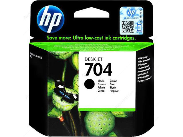 Консумативи Оригинален HP 704 Original Ink Cartridge, Black