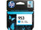 Консумативи Оригинален HP 953 Standard Original Ink Cartridge Cyan