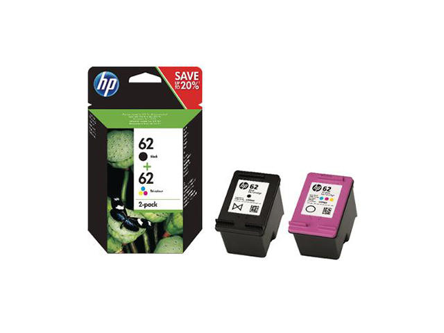 Консумативи Оригинален HP 62 Combo 2-Pack Original Ink Cartridge