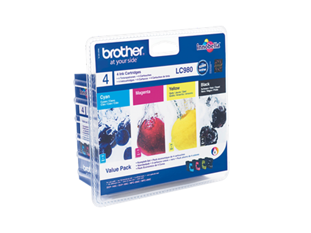 Консумативи Оригинален тонер Brother LC980 Value Multipack