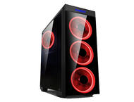 Кутии Makki Case ATX Gaming - MAKKI-8872-RED