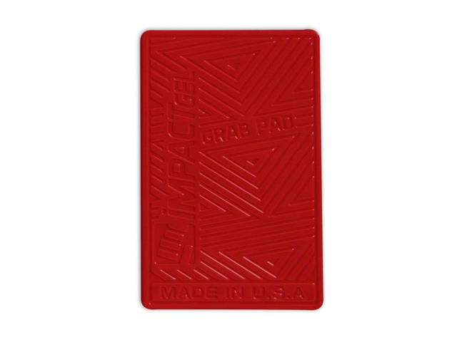 Стойки за мобилни устройства Impact Gel Grab Pad, в червено