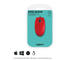 Мишки Logitech M110 Silent - в червено