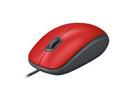 Мишки Logitech M110 Silent - в червено