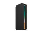 Калъфи Apple Leather Folio кожен калъф за iPhone X, черен