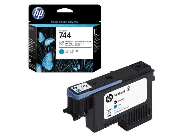 Консумативи Оригинален HP 744 Photo Black & Cyan Printhead
