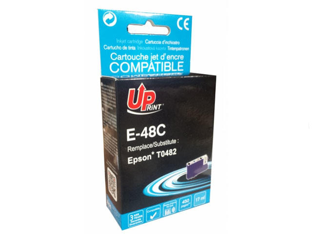 Консумативи Съвместим UPRINT T0482 Cyan, Epson