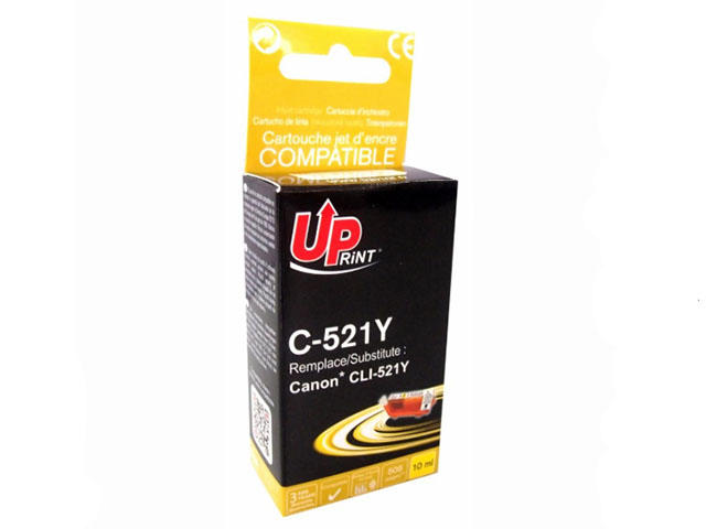 Консумативи Съвместим UPRINT CLI521 Yellow, Canon