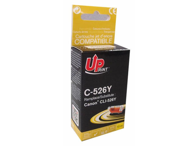Консумативи Съвместим UPRINT CLI526 Yellow, Canon