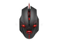 Мишки TeckNet M268, в черно/червено