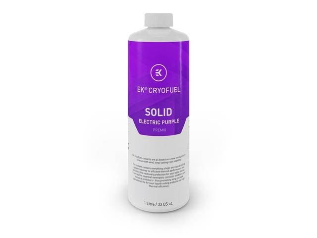Течности EKWB EK-CryoFuel Solid Electric Purple (Premix 1000mL)