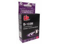 Консумативи Съвместим UPRINT LC121/123/127 Magenta, Brother