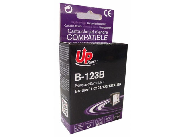 Консумативи Съвместим UPRINT LC121/123/127 Black, Brother