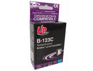 Консумативи Съвместим UPRINT LC121/123/127 Cyan, Brother