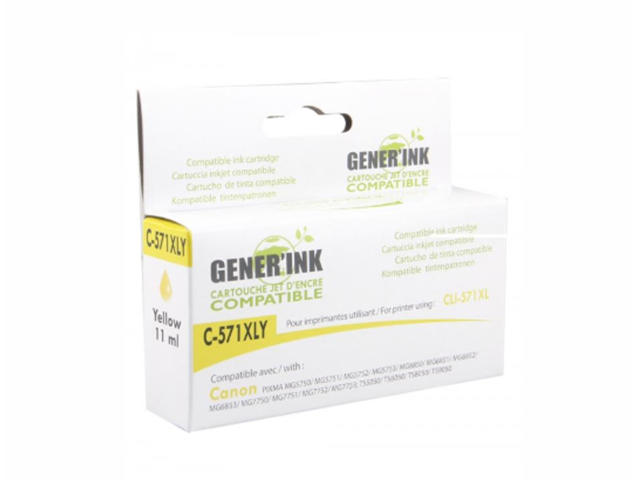 Консумативи Съвместим Generink CLI-571 XL, Canon