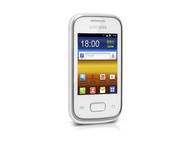 Смартфони Samsung S5300 Galaxy Pocket 3GB, бял цвят