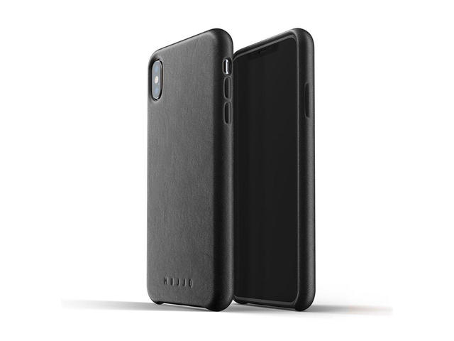 Калъфи Mujjo Leather Case - кожен кейс за iPhone Xs Max, черен