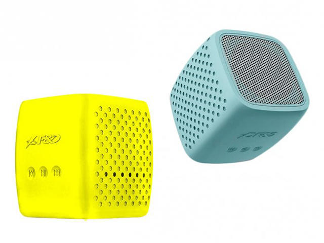 Колони Fenda F&D W4, жълто + ментово