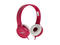 Слушалки Panasonic RP-HF100E-P, червени