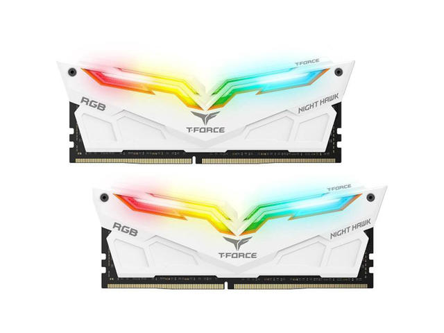Оперативна памет 16GB (2x8GB) DDR4 3600MHz Team T-Force Night Hawk White