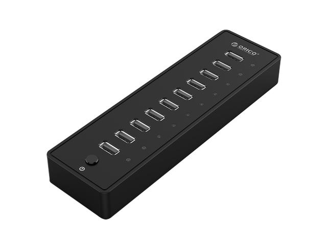 Кабели и Адаптери Orico хъб USB 10-port HUB със захранвщ адаптер