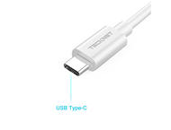 Кабели и Адаптери TeckNet TA400 Type-C Aluminum 4-Port USB 3.0 Hub