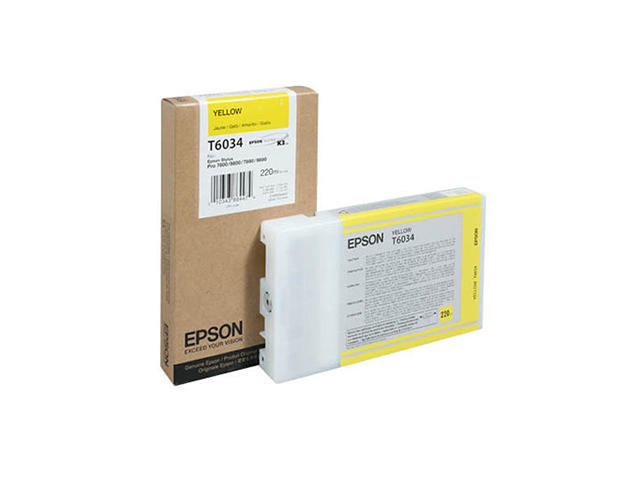 Консумативи Epson 220ml Yellow for Stylus Pro 7880/9880/7800/9800