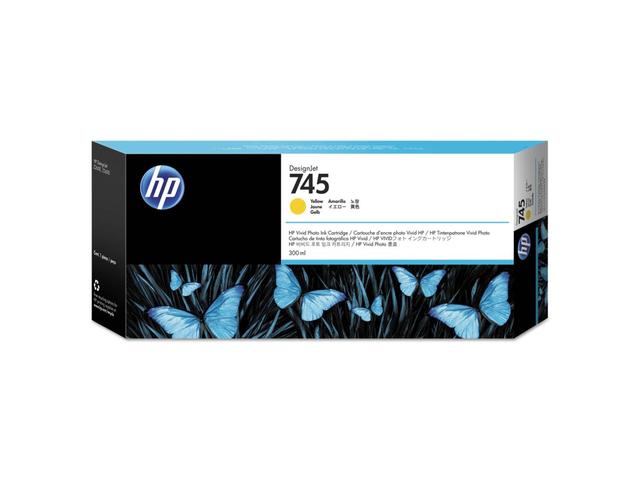 Консумативи HP 745 Standard 1-Pack Original Ink Cartridge Yellow