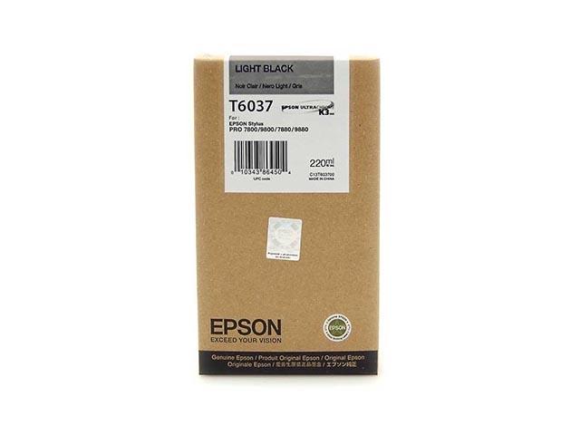 Консумативи Оригинален Epson 220ml Light Black for Stylus Pro 7880/9880/7800/9800