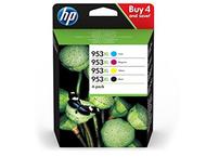 Консумативи Оригинален HP 953XL 4-Pack Ink C/M/Y/K