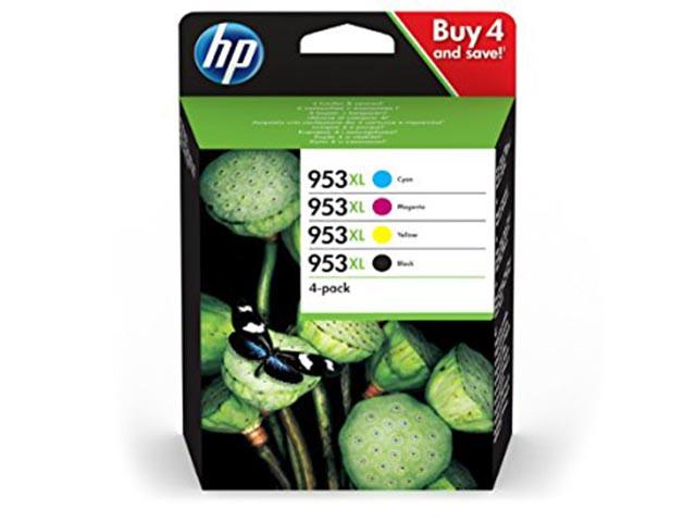Консумативи Оригинален HP 953XL 4-Pack Ink C/M/Y/K