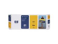 Консумативи Оригинален HP 81 680-ml Yellow Dye Ink Cartridge