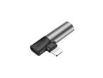 Кабели и Адаптери Baseus Lightning & Audio Adapter, в сребристо