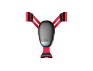 Стойки за мобилни устройства Baseus Mini Gravity Car Vent Mount, в червено