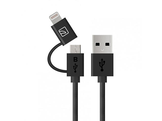 Кабели и Адаптери Tucano 2-in-1 Lightning and MicroUSB Cable