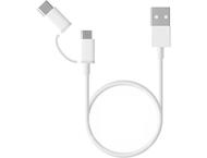 Кабели и Адаптери Xiaomi Кабел Mi 2-in-1 USB Cable Micro USB to Type C (30cm)