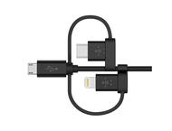 Кабели и Адаптери Belkin Universal Cable with Micro-USB, USB-C and Lightning Connectors