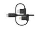 Кабели и Адаптери Belkin Universal Cable with Micro-USB, USB-C and Lightning Connectors