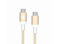 Кабели и Адаптери Adam Elements CaSa B200 USB-C to USB-C Cable, Gold