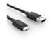 Кабели и Адаптери TeckNet TA502 Braided 3.1 USB-A to USB-C Cable Black