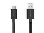 Кабели и Адаптери TeckNet TA502 Braided 3.1 USB-A to USB-C Cable Black