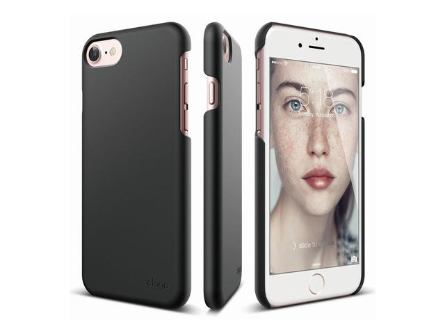Калъфи Elago S7 Slim Fit 2 Case + HD Clear Film за iPhone 7/ iPhone 8, черно